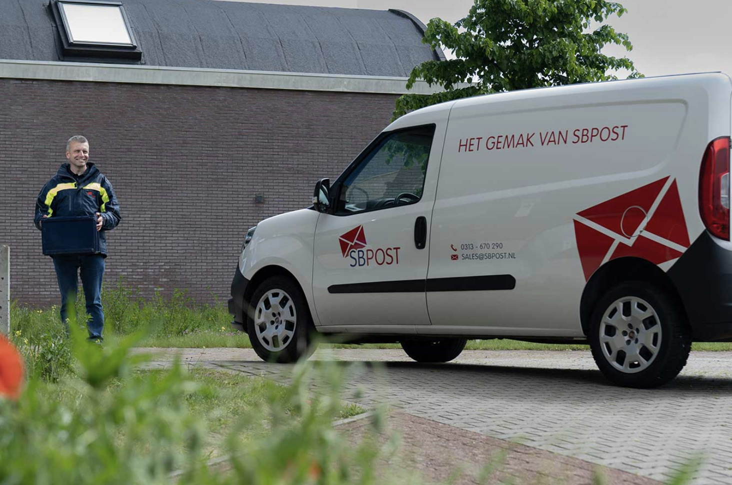 Illustratie van partijenpost en bulkverwerking